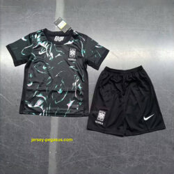 2024 South Korea Away Kid Kits Youth Apparels Football