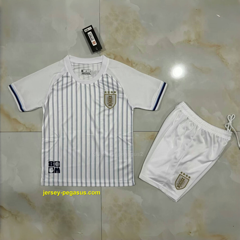 2024 Uruguay Away Kid Kits Youth Apparels
