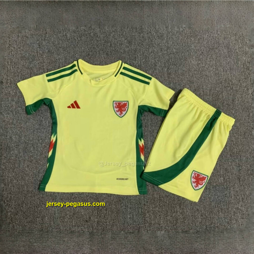 2024 Wales Away Kid Kits Children Sets Football