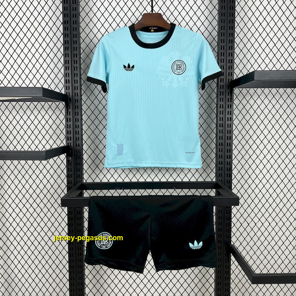 2025 Germany 125th Anniversary Blue Kid Kits Youth Apparels