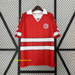 1988 Denmark Home Retro Kit Football Uniform