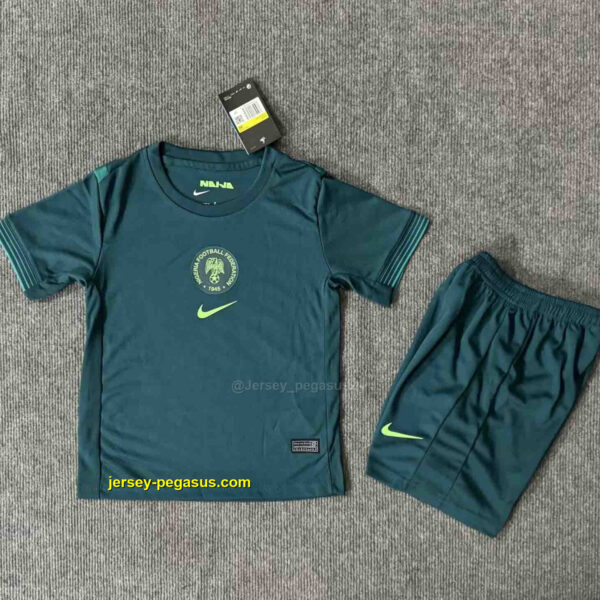 2025 Nigeria Away Kid Kits Youth Apparels 2025 Nigeria Away Kid Kits Youth Apparels