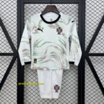 2025 Portugal Away Kid Kits Long Sleeve Youth Apparels
