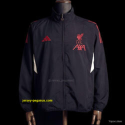 2026 Liverpool Black Jacket Windbreaker