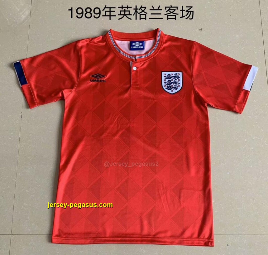 1989 England away red