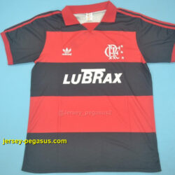 1990 Flamengo home red black
