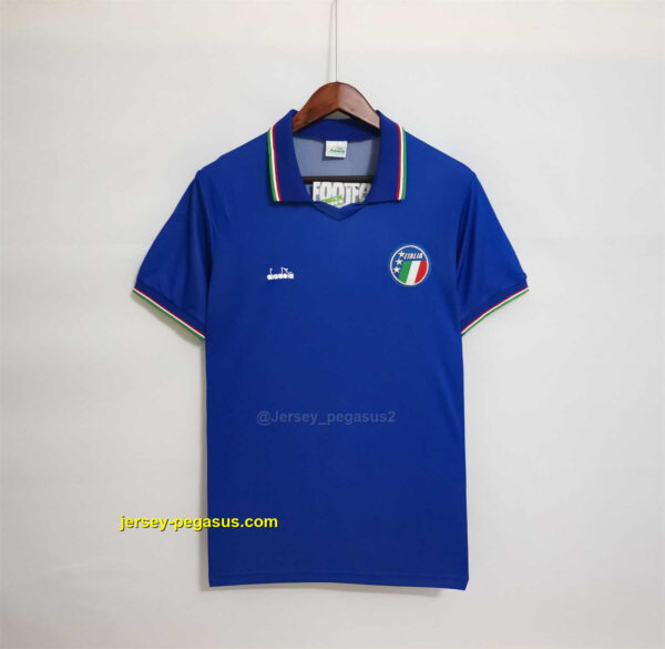 1990 Italy home blue