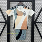2025 Spain Euro Away Kid Kits Youth Apparels
