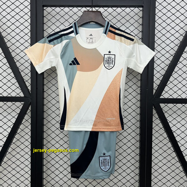 2025 Spain Euro Away Kid Kits Youth Apparels 2025 Spain Euro Away Kid Kits Youth Apparels