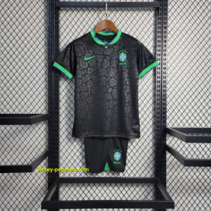 2223 Brazil Leopard Black Kids