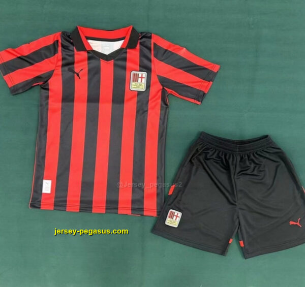 AC Milan 125th Anniversary Kid Kits Youth Apparels Soccer