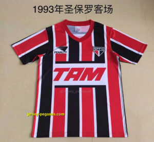 1993 Sao Paulo away redwhite