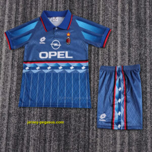 AC Milan Fourth Retro Kid Kits Youth Apparels Soccer