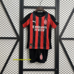 AC Milan Home Kid Kits Youth Apparels