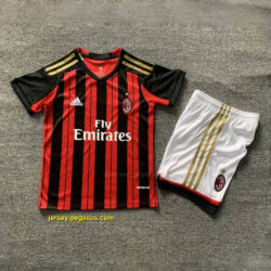 AC Milan Home Retro Kid Kits Vintage Youth Apparels