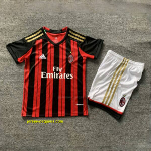 AC Milan Home Retro Kid Kits Vintage Youth Apparels