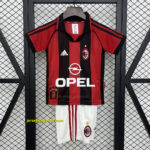 AC Milan Home Retro Kid Kits Youth Apparels Sport