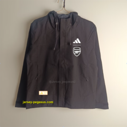 ASN black windbreaker