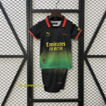 AC Milan x OFFWHITE Fourth Black Kid Kits Youth Apparels