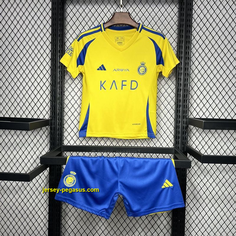Al-Nassr Home Kid Kits Youth Apparels Sport