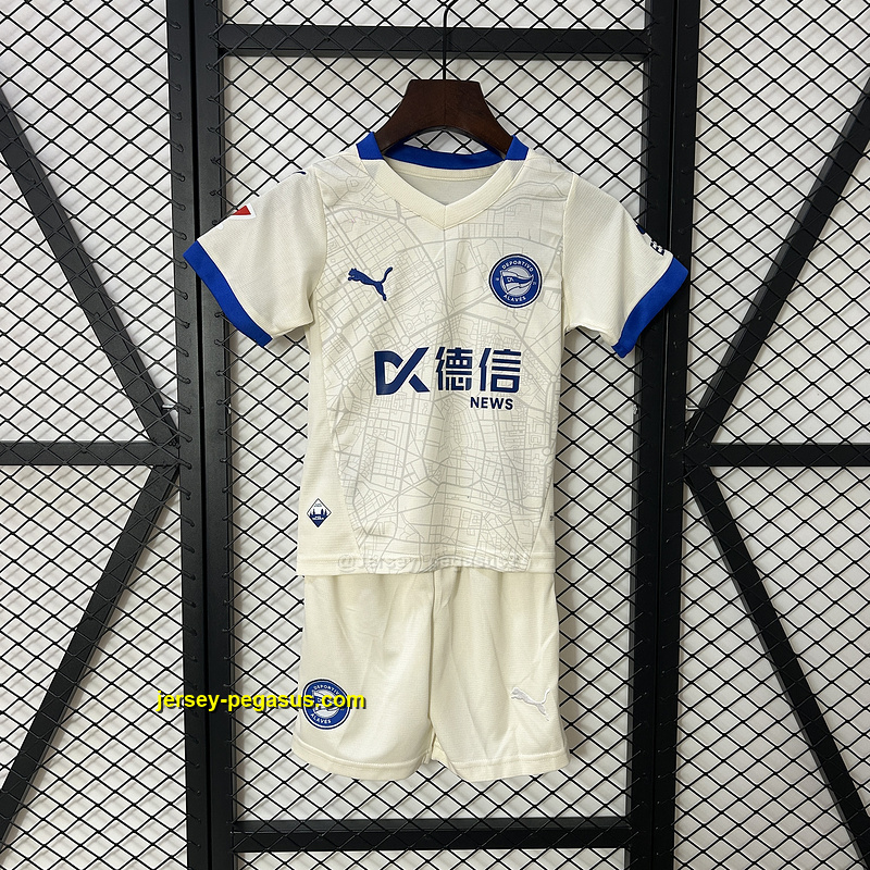 Alaves Away Kid Kits Youth Apparels Soccer