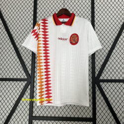 1994 Spain away white retro jersey