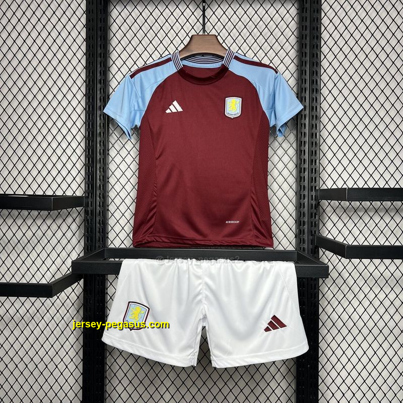 Aston Villa Home Kid Kits Youth Apparels Football