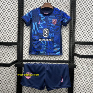 Atletico Madrid Third Kid Kit Youth Apparels