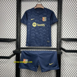 Barcelona 125th Anniversary Edition Kid Kits Youth Apparels Football