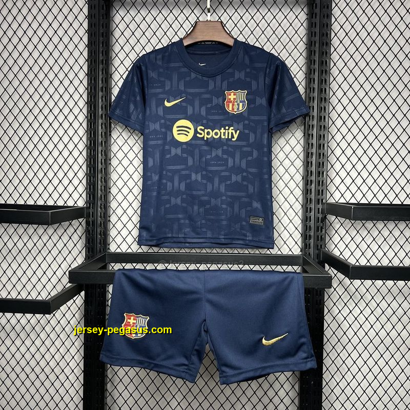 Barcelona 125th Anniversary Edition Kid Kits Youth Apparels Football