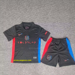 Barcelona Away ColdPlay Edition Kids Kits Youth Apparels