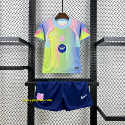 Barcelona Color Special Edition Kid Kits Youth Apparels Soccer