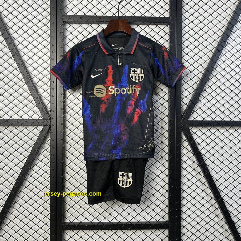 Barcelona Finger Special Edition Kid Kits Youth Apparels Joy
