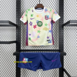 Barcelona Flower Special Edition Kid Kits Youth Apparels