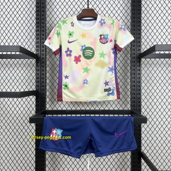 Barcelona Flower Special Edition Kid Kits Youth Apparels