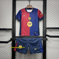 Barcelona Home Kid Kits Youth Apparels Soccer
