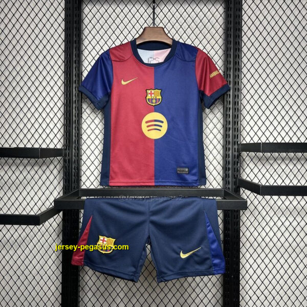 Barcelona Home Kid Kits Youth Apparels Soccer Barcelona Home Kid Kits Youth Apparels Soccer