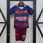 Barcelona Home Retro Kid Kits Youth Apparels Sport