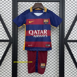 Barcelona Home Retro Kid Kits Youth Apparels Sport