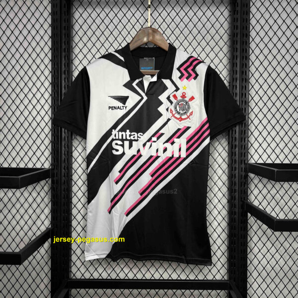 1995 Corinthians Retro Goalkeeper Kit Soccer Uniform