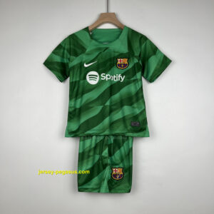 Barcelona Kids goalkeeper green