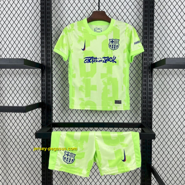 Barcelona Third Travis Scott Edition Kid Kits Youth Apparels Soccer Barcelona Third Travis Scott Edition Kid Kits Youth Apparels Soccer
