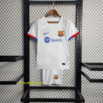 Barcelona away kids kit