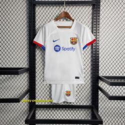 Barcelona away kids kit