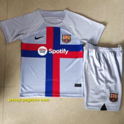 Barcelona third away kids kit