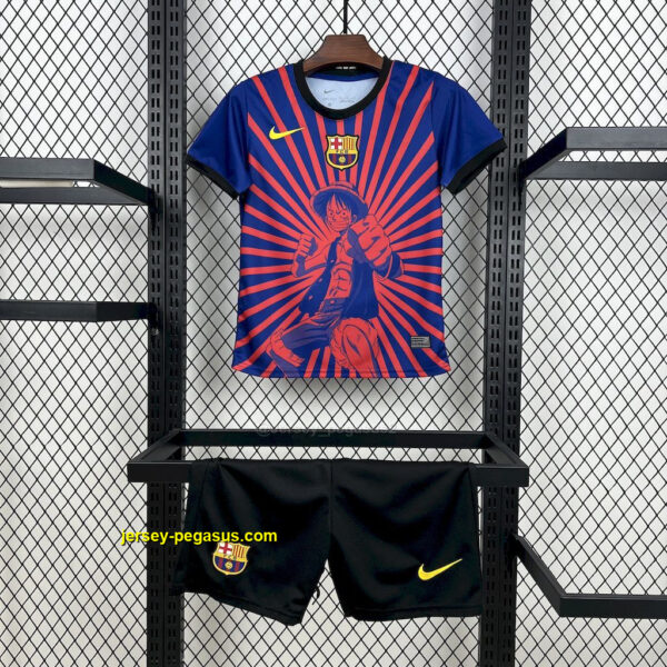 Barcelona x One Piece Luffy Special Edition Kid Kits Youth Apparels Barcelona x One Piece Luffy Special Edition Kid Kits Youth Apparels