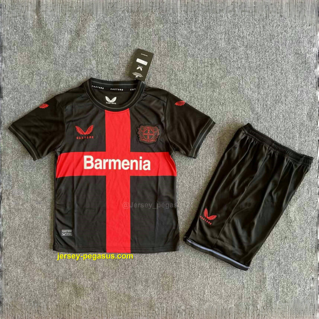 Bayer 04 Leverkusen Home Kid Kits Youth Apparels