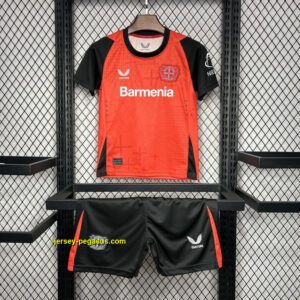 Bayer 04 Leverkusen Home Kid Kits Youth Apparels Football
