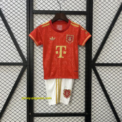 Bayern Munich 125th Anniversary Red Kid Kits Youth Apparels