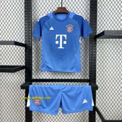 Bayern Munich Blue Goalkeeper Kid Kits Youth Apparels